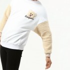 Fleece Panel Crew Neck Sweatshirt