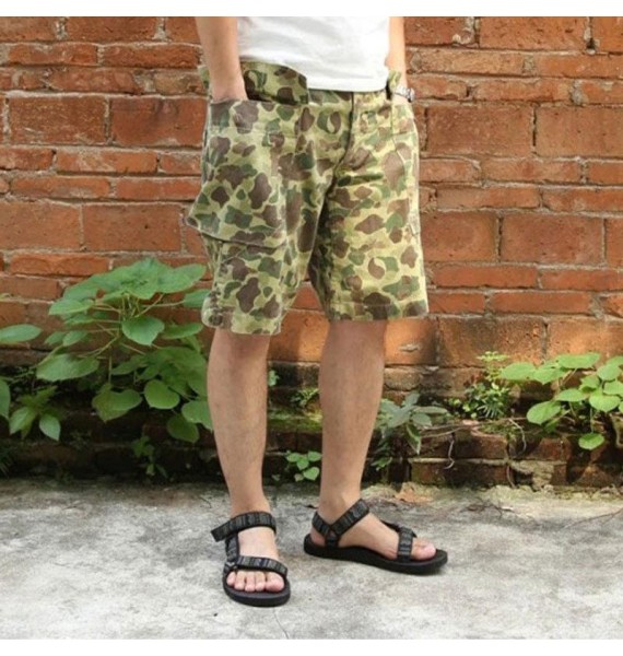 1943 Model US Army HBT Duck Hunter Camo Shorts