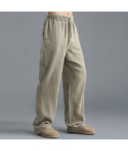 Men's Breathable Linen Casual Sports Pants