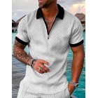 Men's Casual Printed Polo Shirt