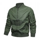 Men's Outdoor Zip Pocket Tactical Bomber Jacket