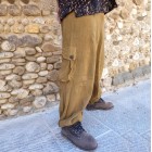 Men's Loose Ethnic Raw Cotton Harem Pants