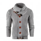 Men's Aged Button Warm Sweater