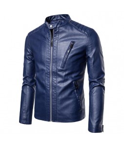 Men's Outdoor Biker Leather Jacket