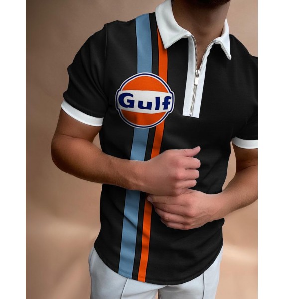 Gulf Serbian Short-sleeved Polo Shirt