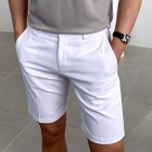 Gentleman Elegant Casual Shorts Mens Pants