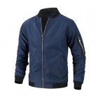 Men's Stand Colr Casual Simple Jacket