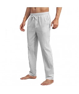 Men's Solid Color Sports Casual Pants