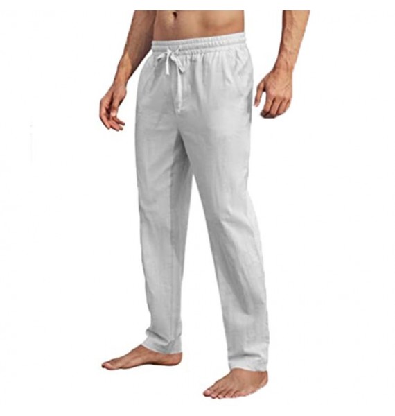 Men's Solid Color Sports Casual Pants