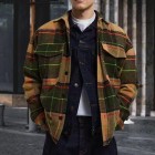 Men's Check  Pocket pel Jackets