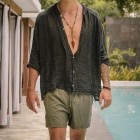 Beach Holiday Linen Shirt